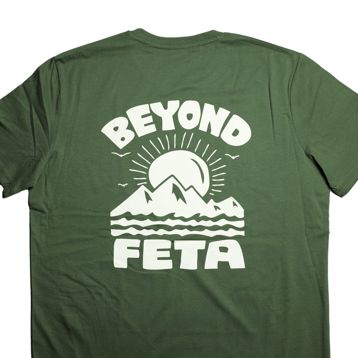 Beyond Feta Sunset Tee – Green